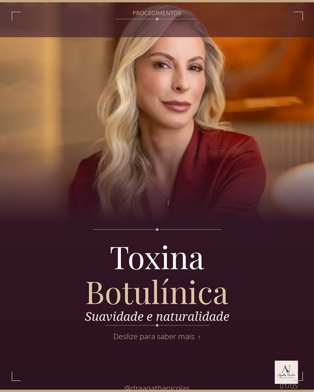 Capa do conteúdo sobre toxina botulínica